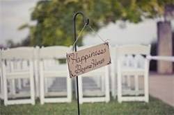 Wedding signage