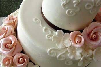 Wedding cake texture