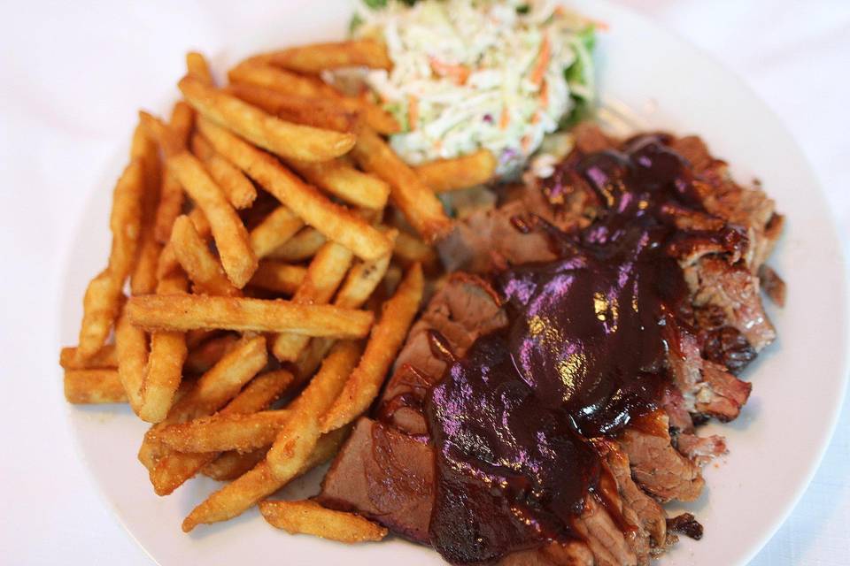 Fries and Brisket