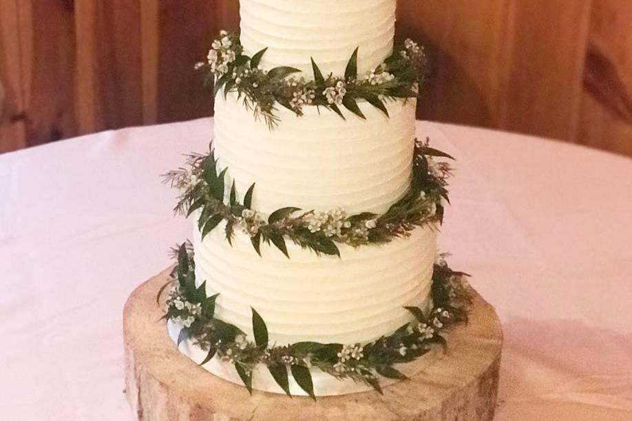 Greenery and buttercream