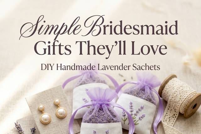 Lavender Sachet Wedding Favor