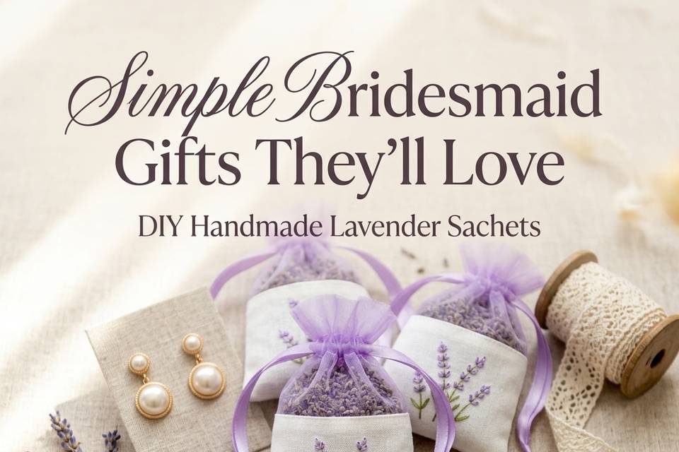 Lavender Sachet Wedding Favor