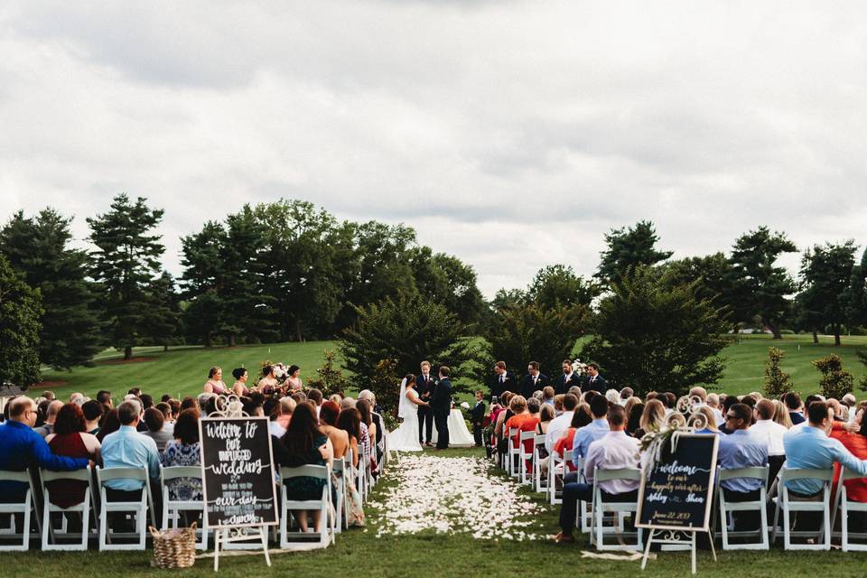 Outdoor ceremony