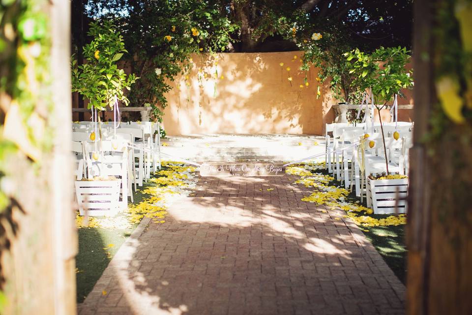 Ceremony area