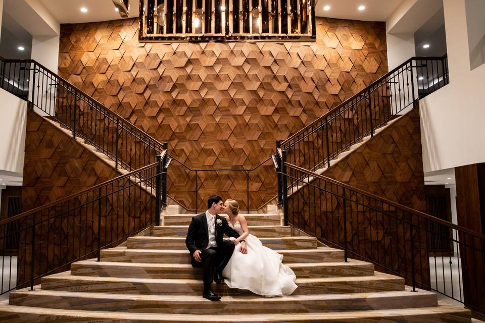 Bride & Groom Grand Staircase