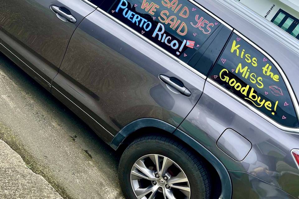 Bachelorette Car for week
