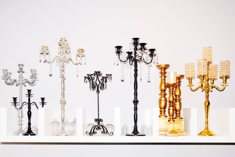 Love candelabras