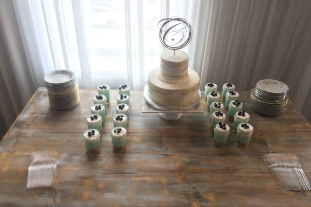 Custom Wood Cake Table