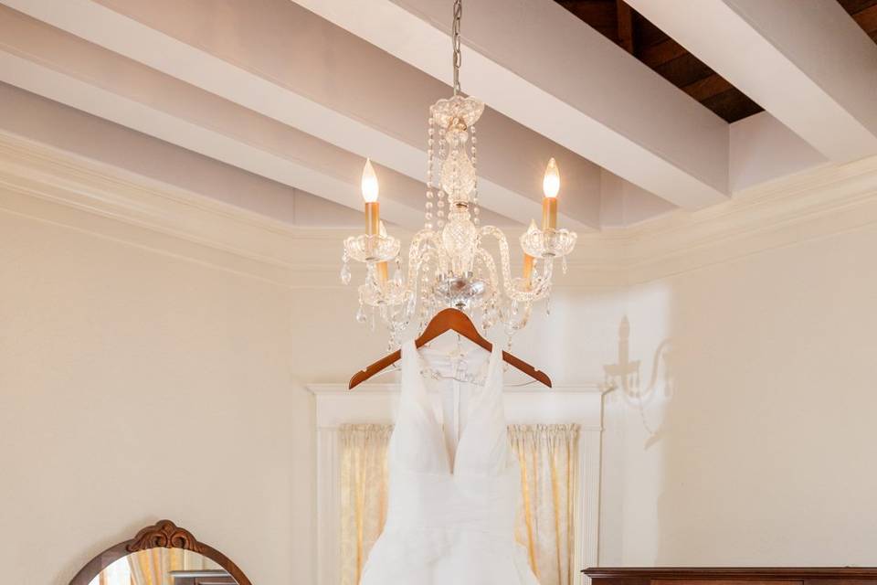 Wedding gown at Highland Manor