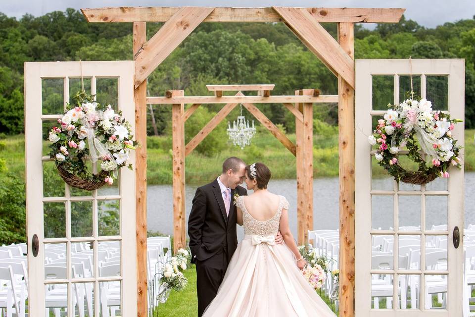 Lakeside ceremony