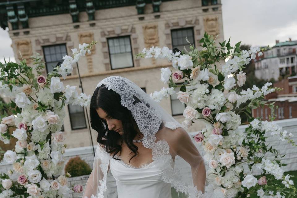 Bride at City View Venue
