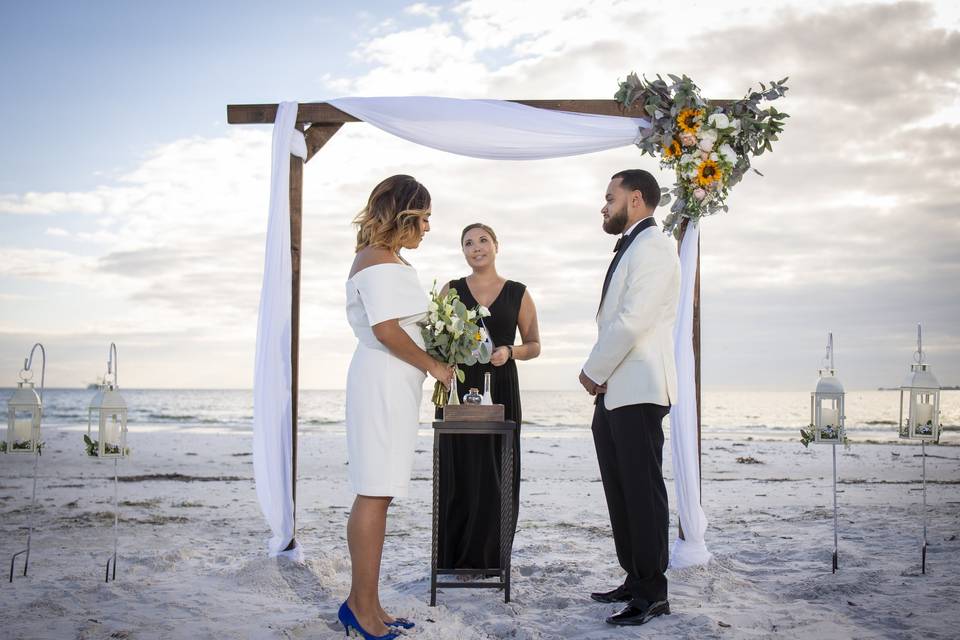 Beach ceremony