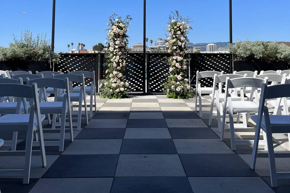 High 5ive terrace - ceremony