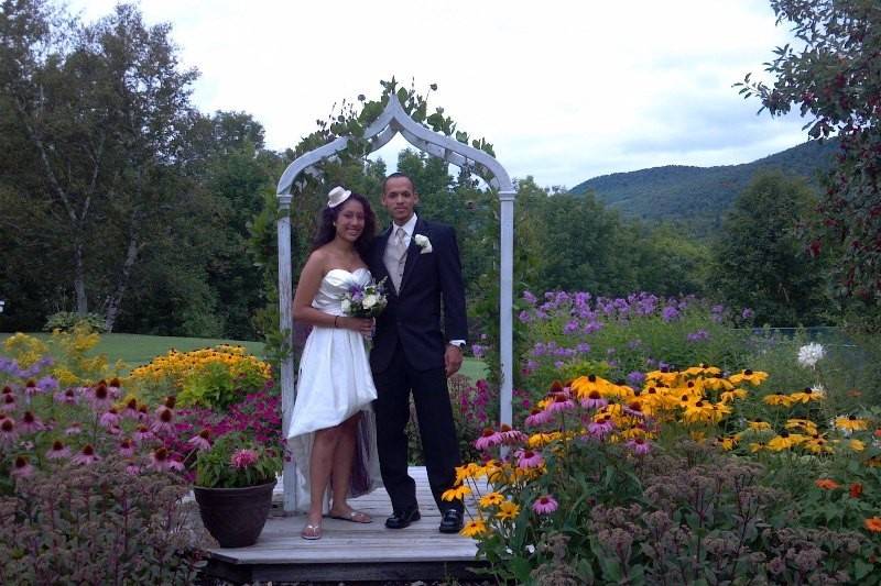 Wedding Ceremony at Jackson Falls with Kim The JP - NH Elopements