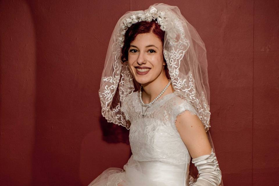 Bridal Portrait Hoop Skirt