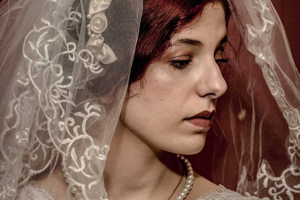 Bridal Portrait with Veil