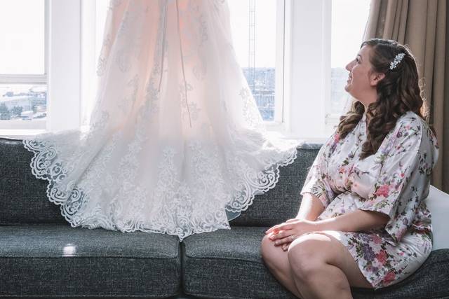 The beautiful dress