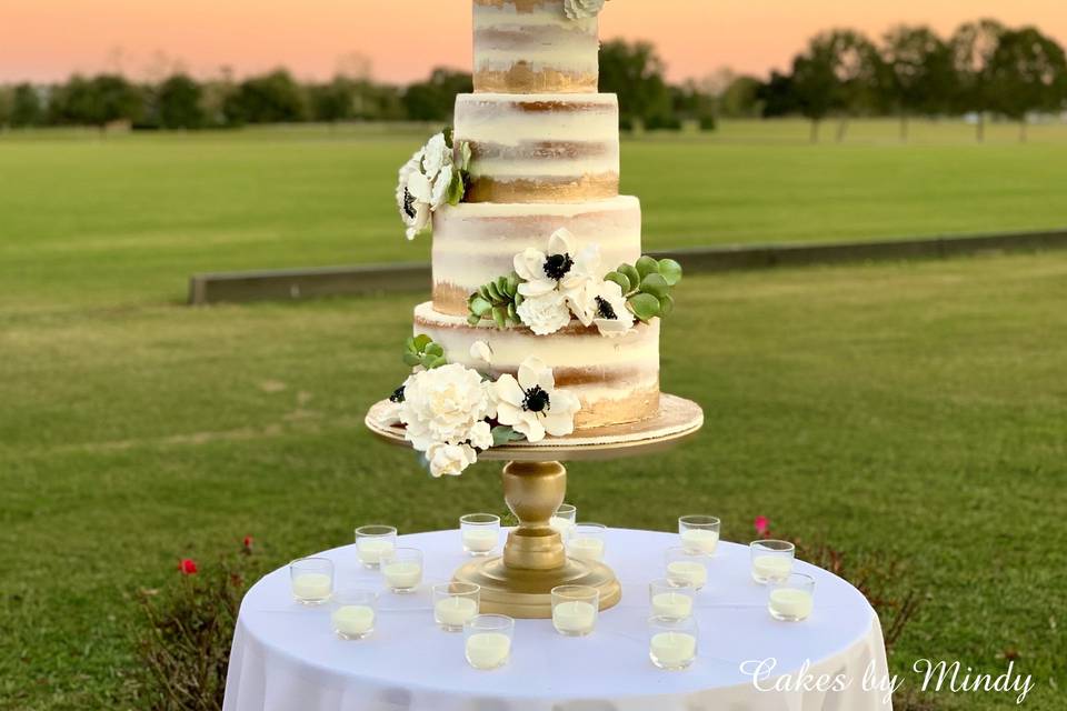 Cakes By Mindy Wedding Cake Baton Rouge La Weddingwire