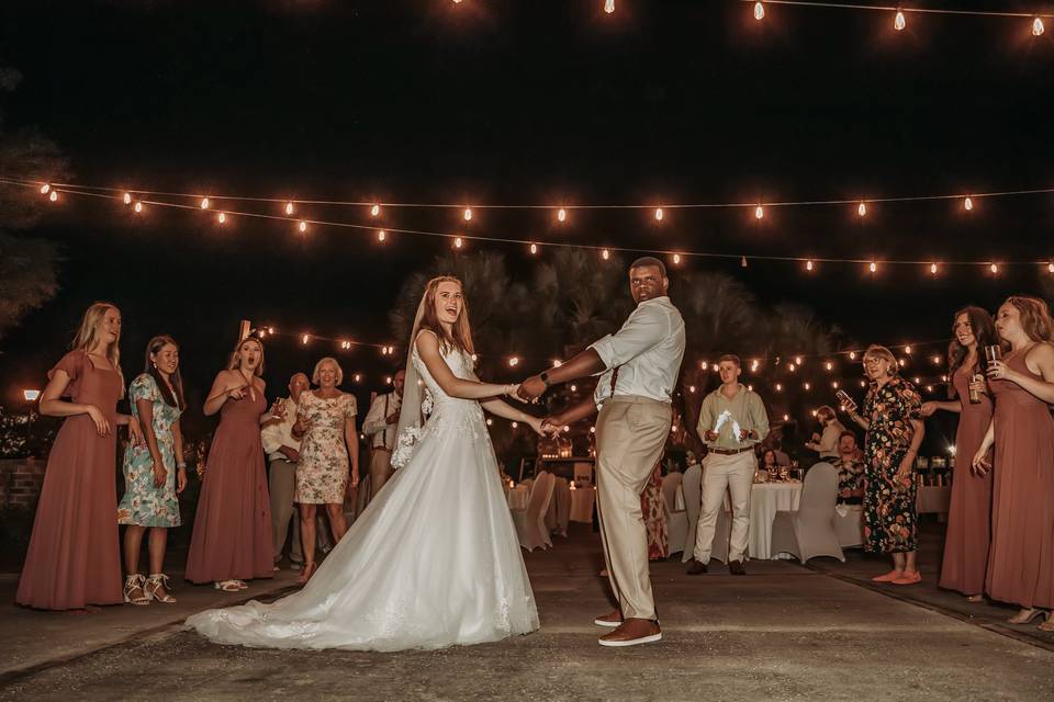 Reception dancing