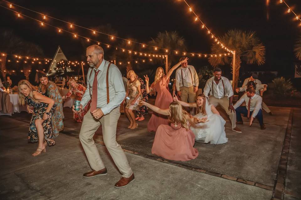 Reception dance floor