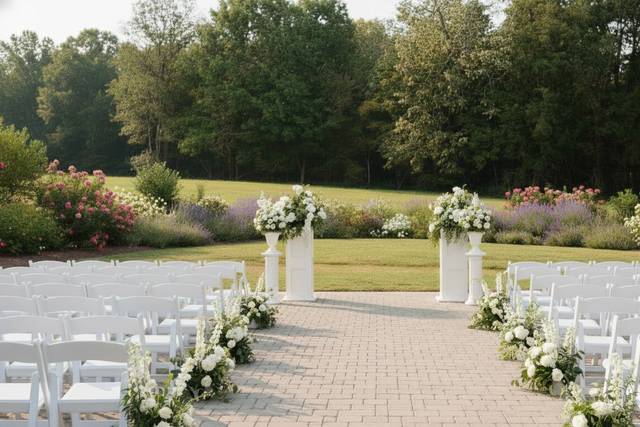 Luxury flowers wedding