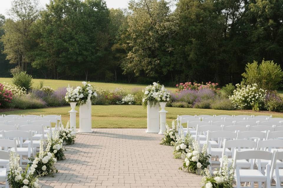 Luxury flowers wedding