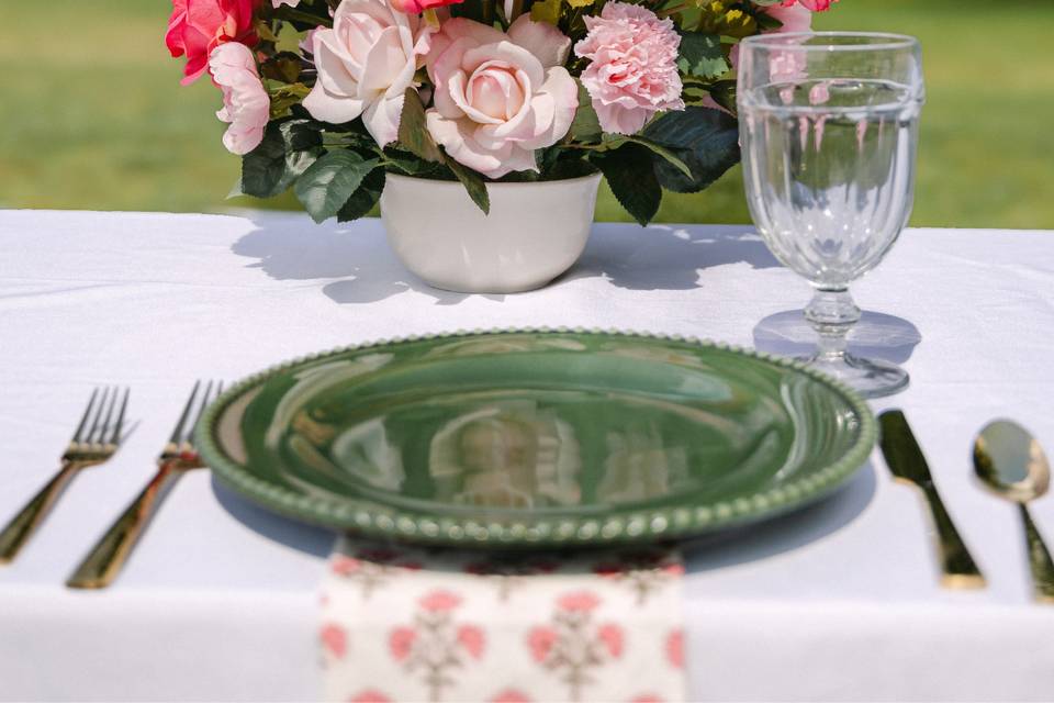 Luxury faux wedding florals
