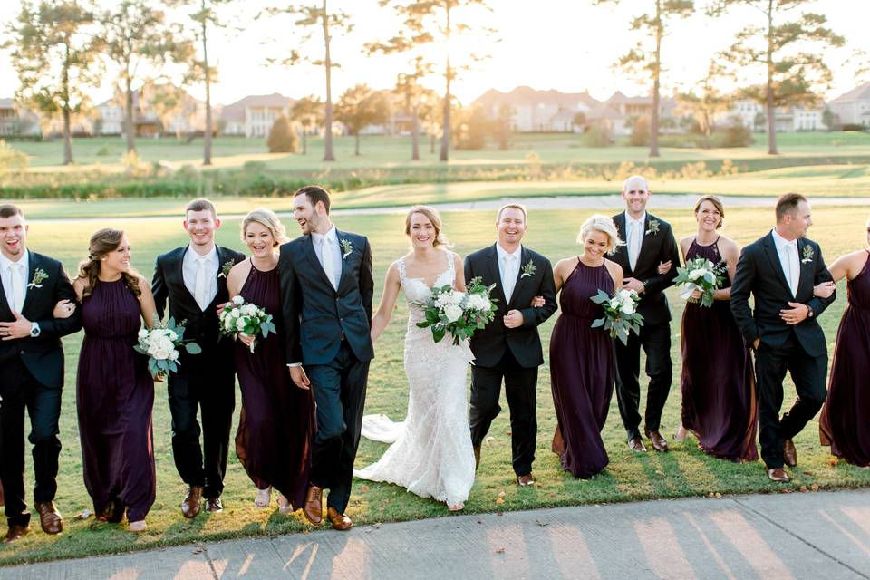 The wedding party