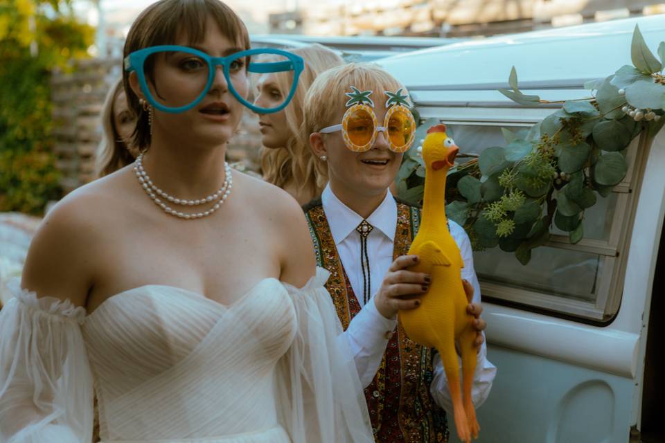 The real bridal pics