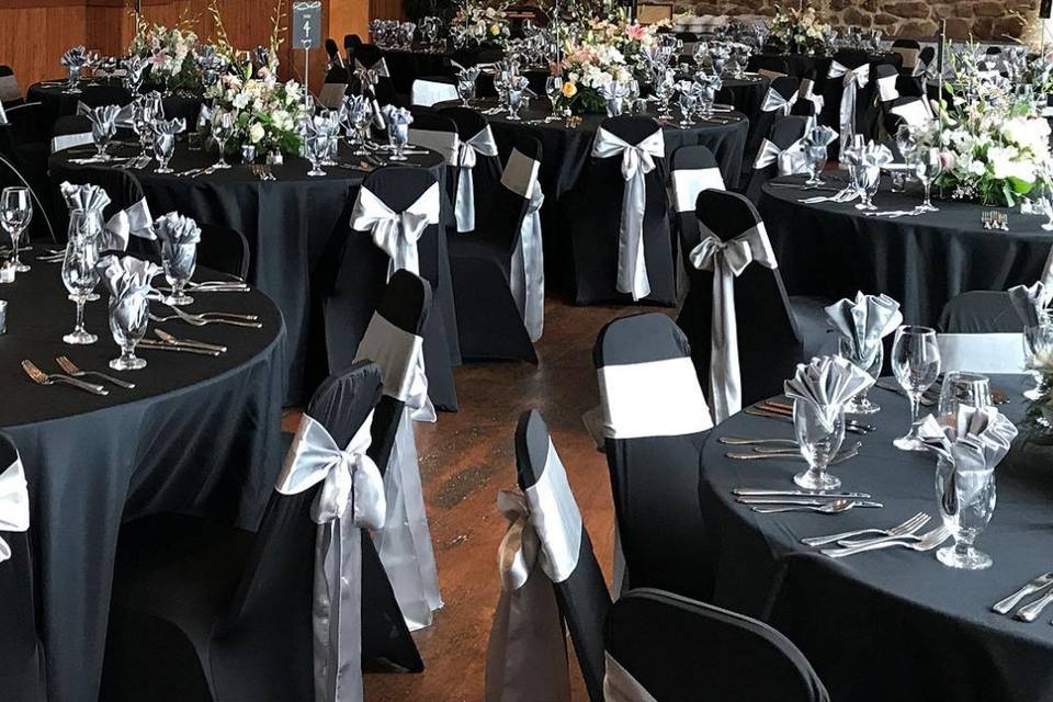 Black and white reception colorway