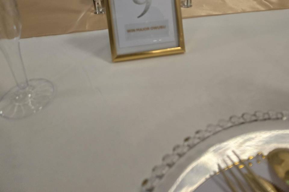 Table Number