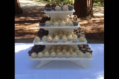 My Cupcake Corner Wedding Cake Santa Cruz CA WeddingWire