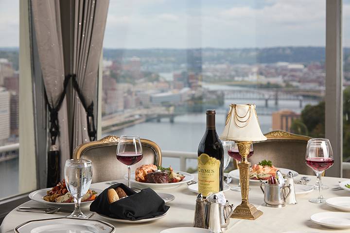 Dining by the window