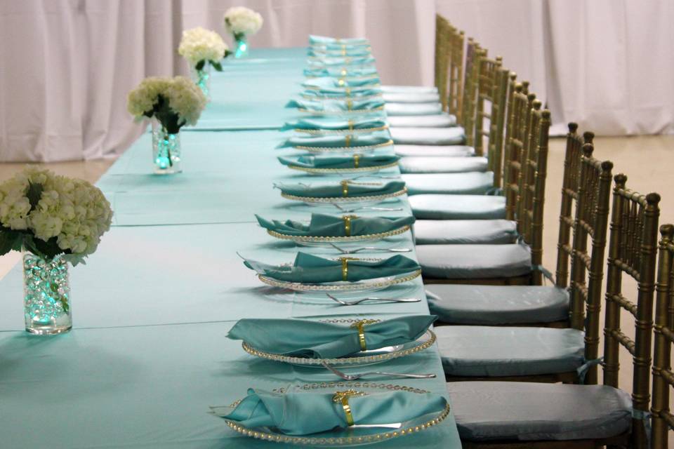 Table and plate setting