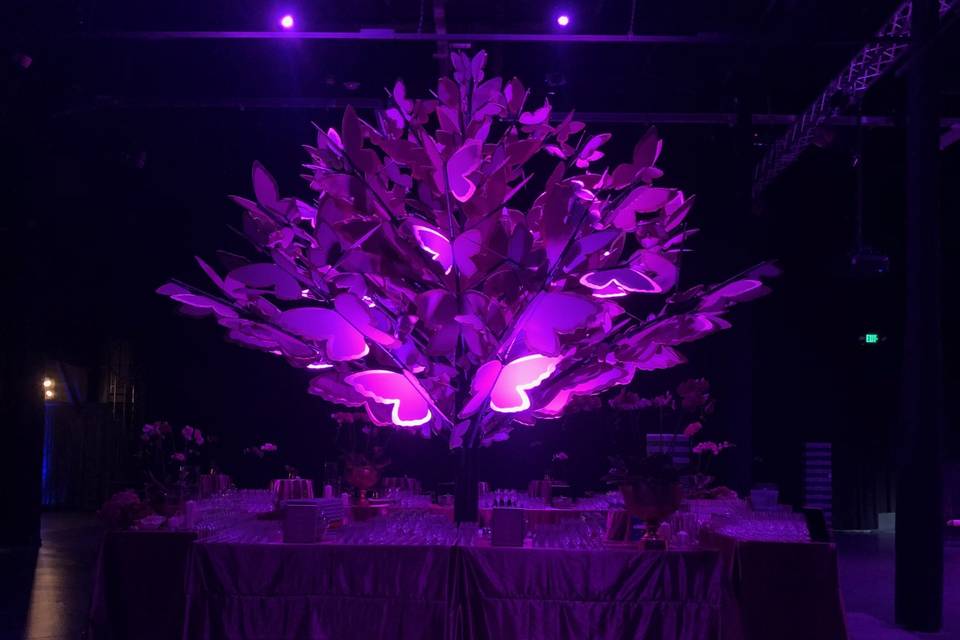 Chandalier installation