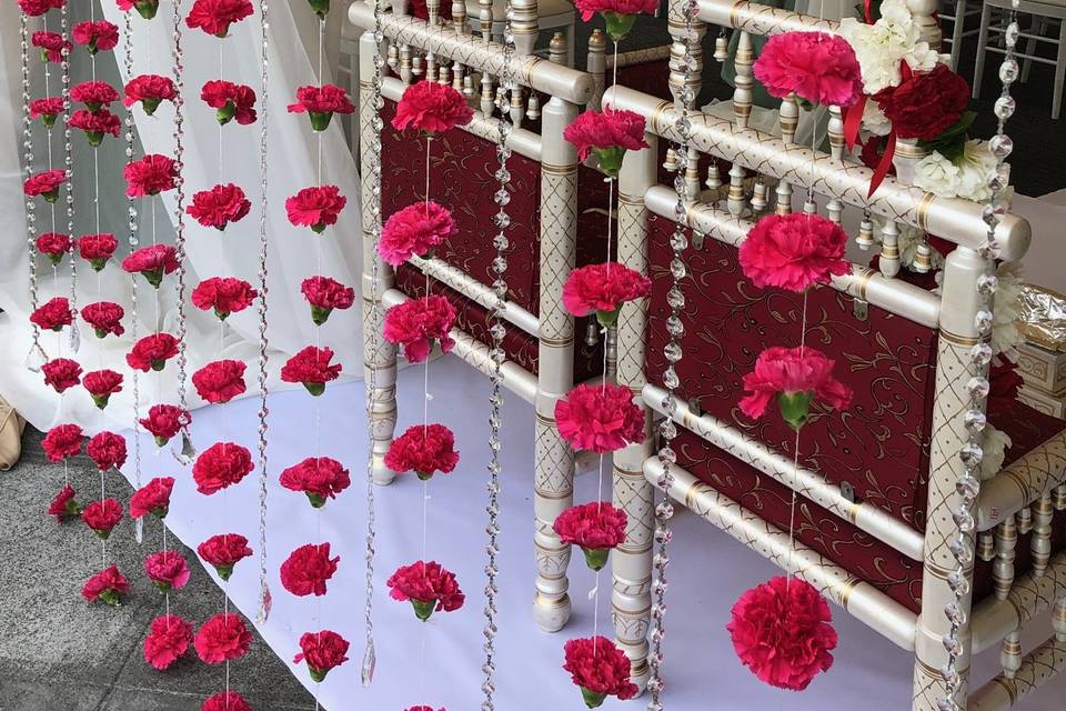 Hanging flowers
