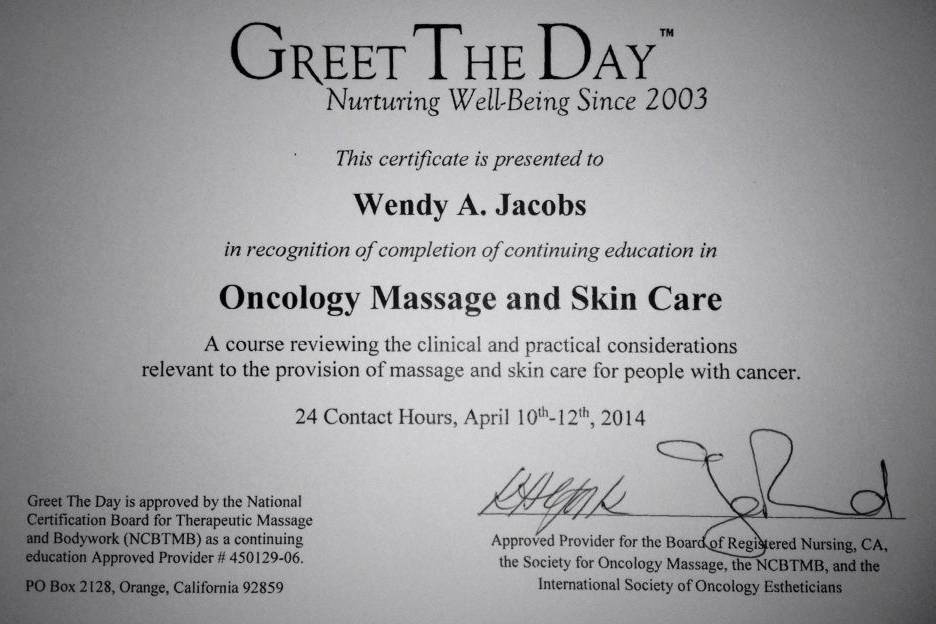 sometimes, people stop self care and spa treatments when they become health compromised....and other spas turn them down.
not with me! i am certified in oncology esthetics (COE) and that means that i can offer services to EVERYONE in your bridal party.
it's a special day for everyone, and what better way to celebrate with everyone!
xoxox
wendy
catalyst • skin & body