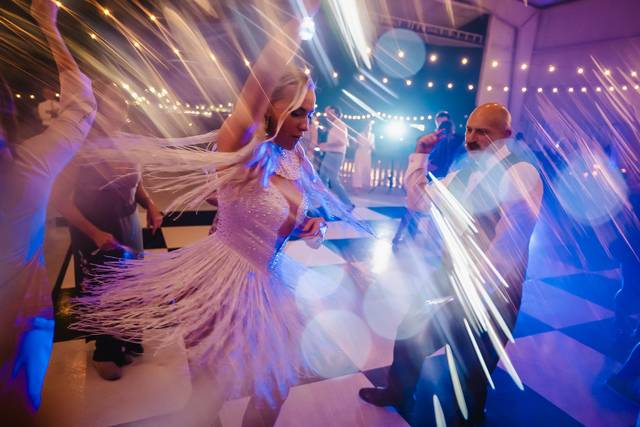 Fun flash on the dance floor