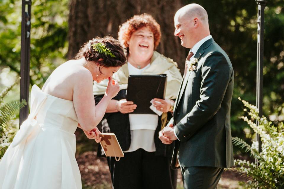 Ceremony laughter