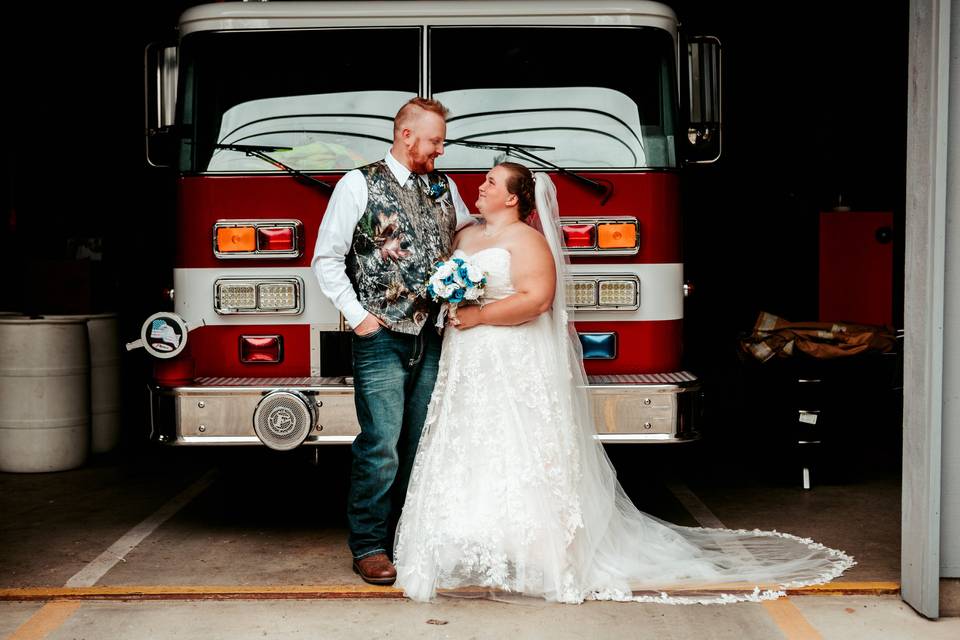 Firefighters in love