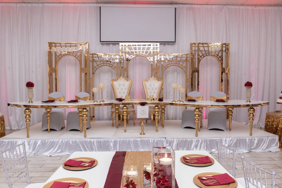 Head table
