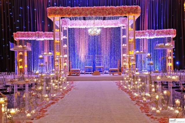 Wedding ceremony setting