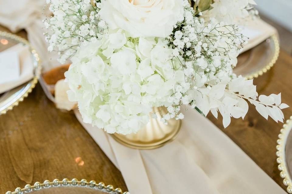 Romantic Flower Centerpieces