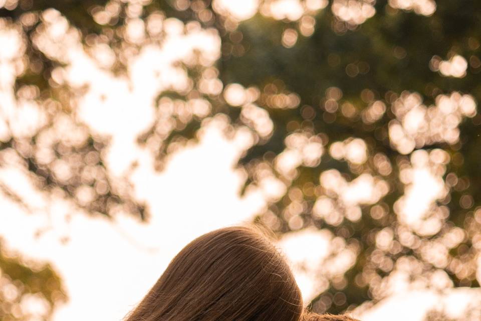Golden Engagement photo