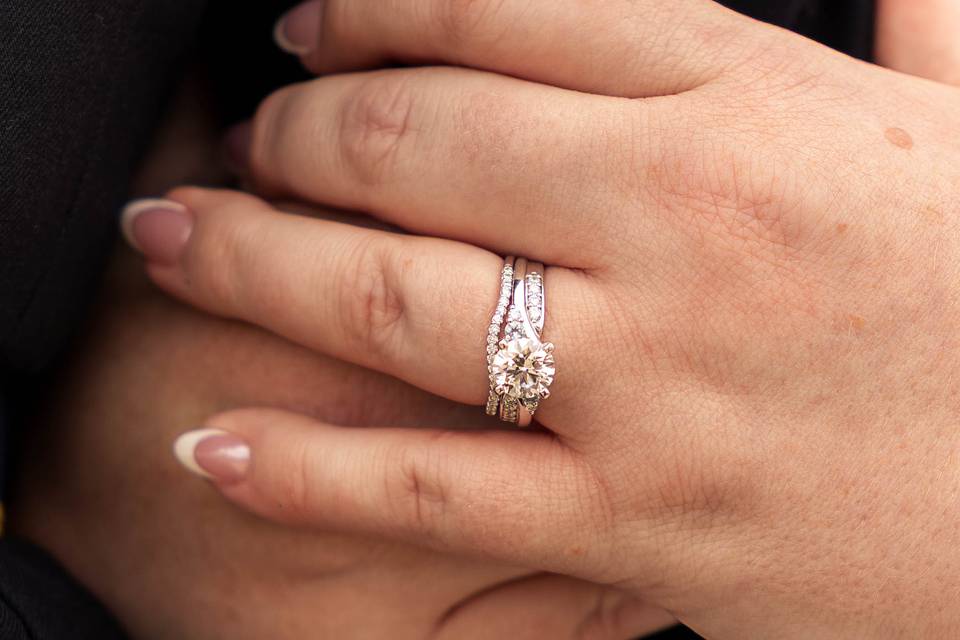 Close up of ring