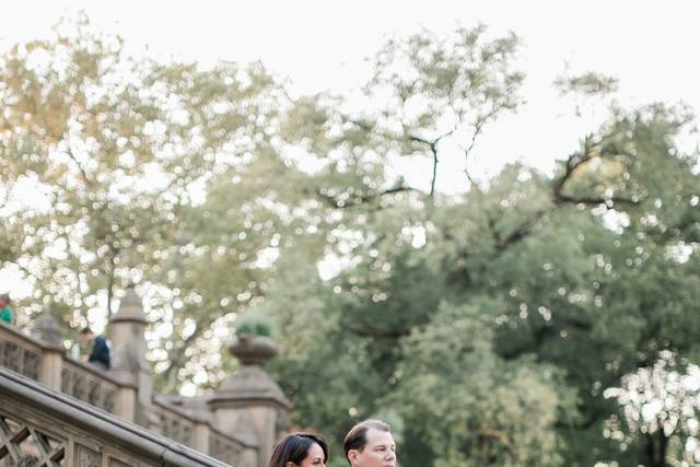 Central Park engagement photos