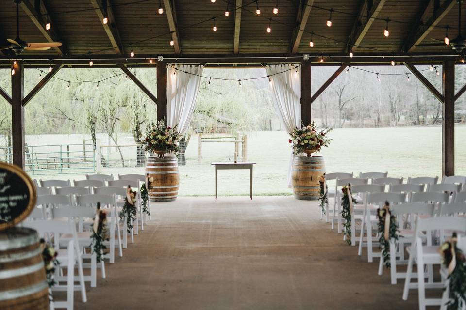 Wedding ceremony venue - dasha crawford photography