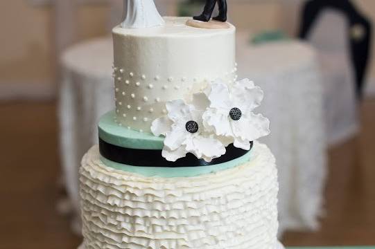 Wedding cake - photo seth dunn photography