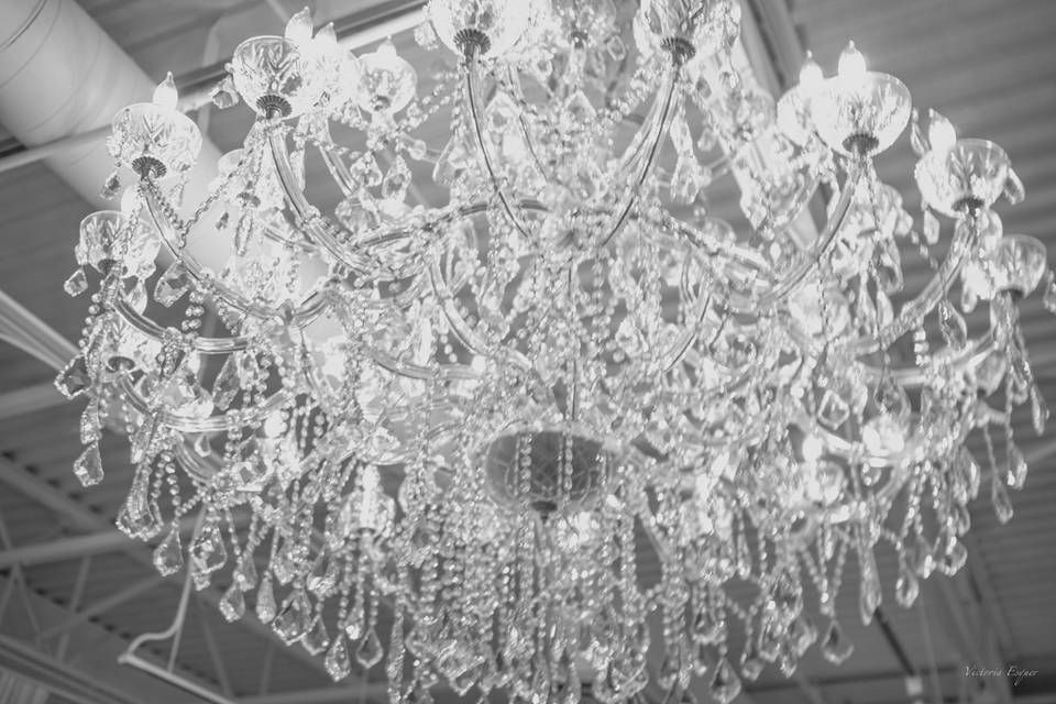 B&w chandelier