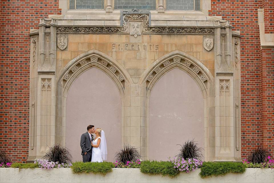 Definitely not a barn wedding